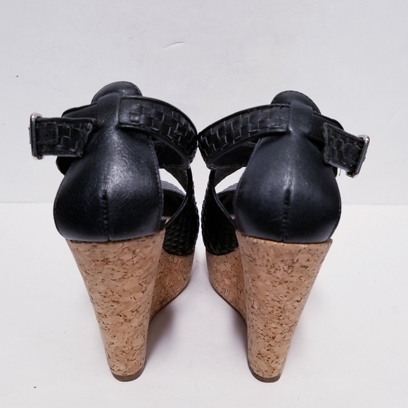 Loeffler Randal woven Leather wedge - Picture 6 of 10